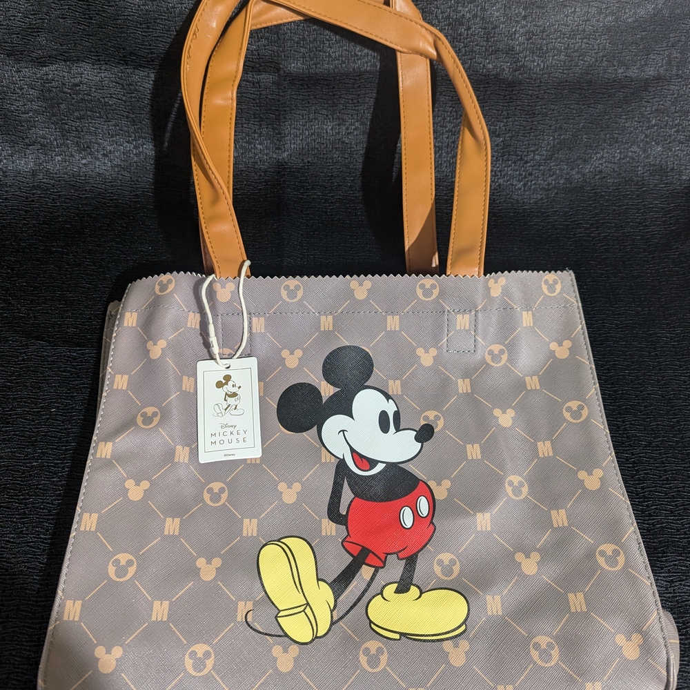 Mickey Mouse Brown Tote Bag